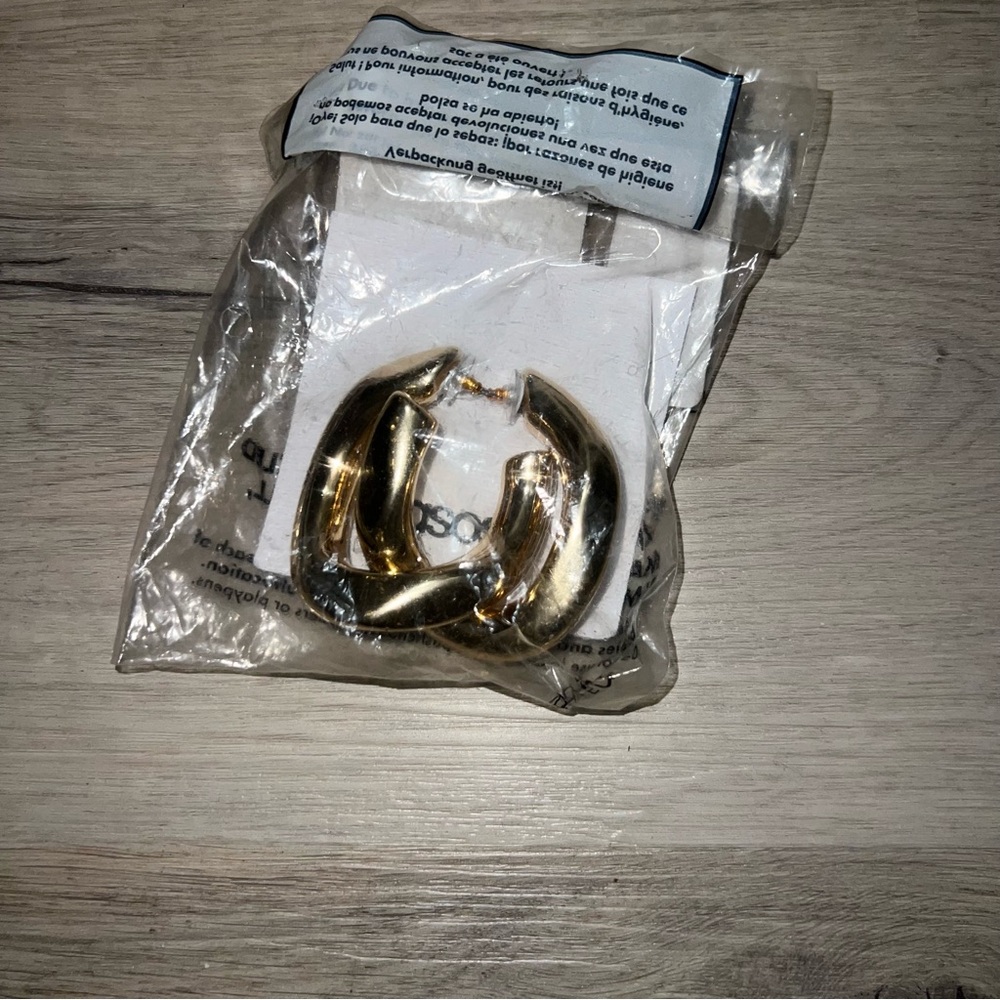 Gold Hoop Earrings